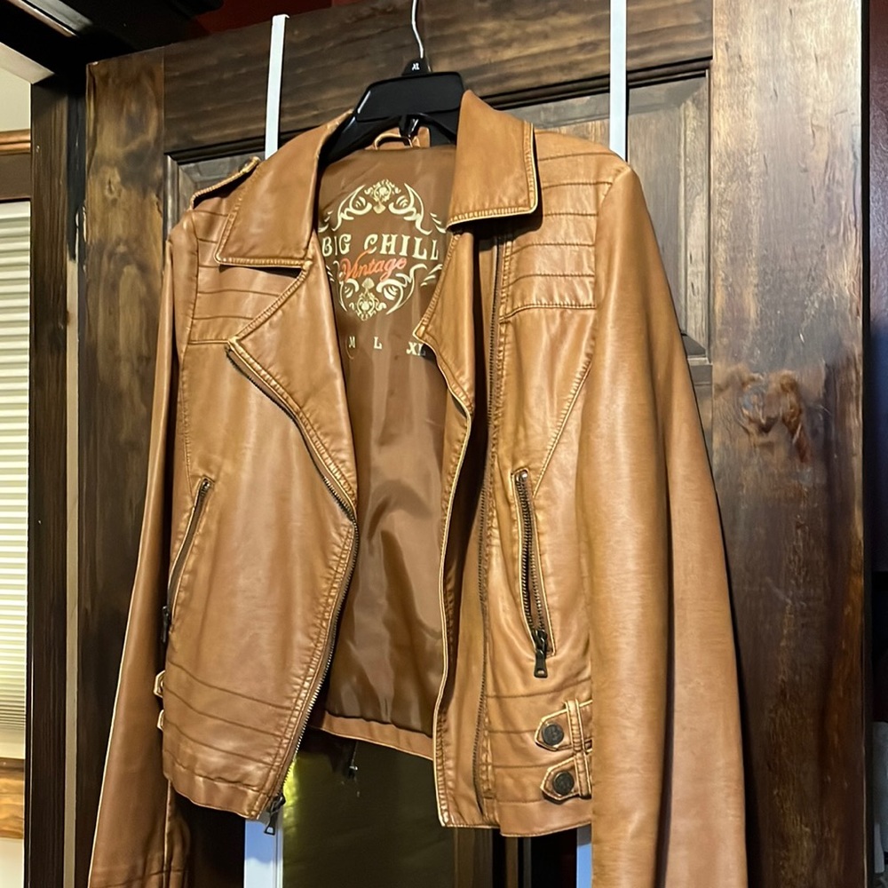 Medium Big Chill Vintage leather bomber jacket